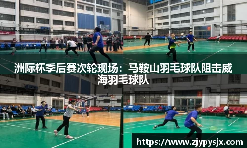 洲际杯季后赛次轮现场:马鞍山羽毛球队阻击威海羽毛球队